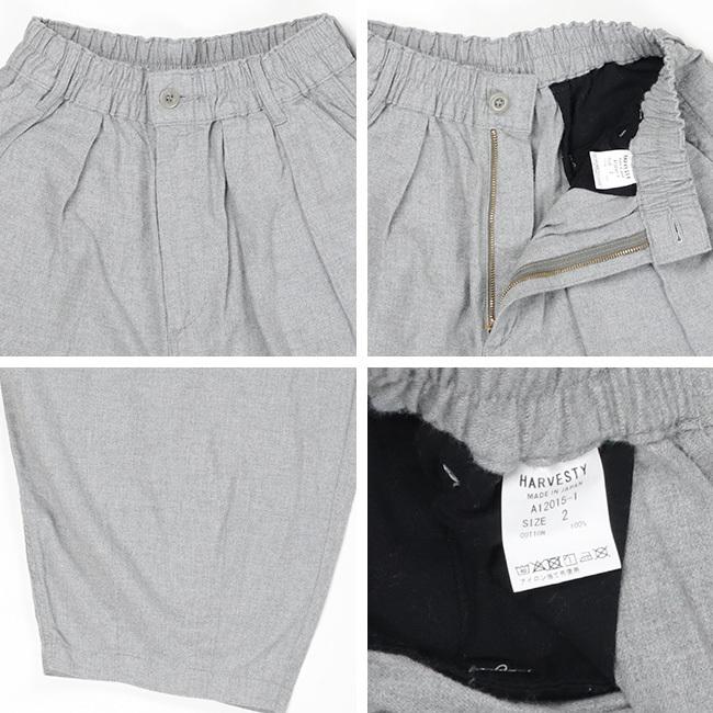 HARVESTY ハーベスティ COTTON FLANNEL CIRCUS PANTS CROPPED コットン