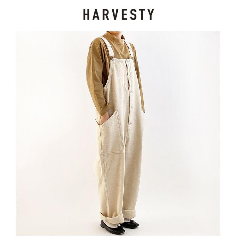 HARVESTY ハーベスティ コットンメルトン オーバーオール