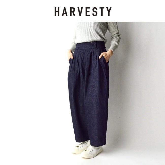 ハーベスティ HARVESTY DENIM WIDE EGG PANTS デニムワイドエッグ