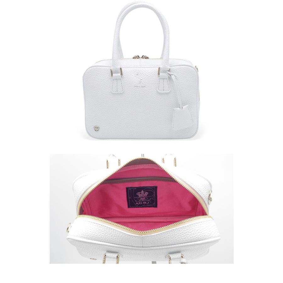 ポイント10倍) ADMJ エーディーエムジェイ SHRINKLEATHER BOSTONBAG