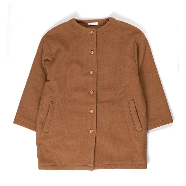 コメンスメントノーカラーウールコート COMMENCEMENT (ポイント10倍) Commencement(コメンスメント