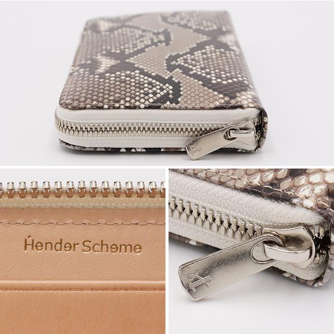Hender Scheme エンダースキーマ パイソンロングジップパース Hender Scheme エンダースキーマ パイソンロングジップパース