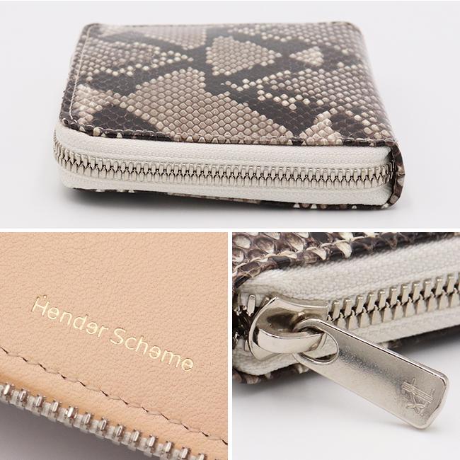 エンダースキーマ Hender Scheme パイソンスクエアジップパース python