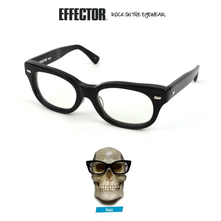 EFFECTOR エフェクター fuzz ファズ ブラック メガネ 眼鏡 アイ EFFECTOR エフェクター fuzz ファズ ブラック メガネ 眼鏡 アイ