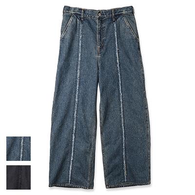 JieDa JieDa(ジエダ) CUTTING WIDE DENIM カッティングワイドデニム 
