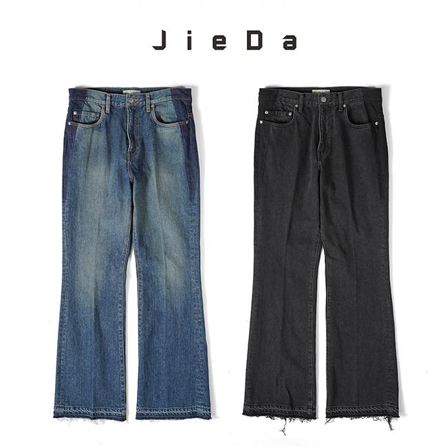 JieDa(ジエダ) USED FLARE DENIM PANTS ユーズドフレアデニムパンツ Jie-STD-PT05｜womanremix｜02