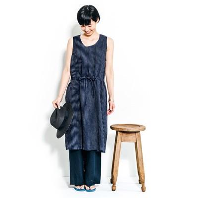 Fog Linen Work フォグリネンワーク Carola Dress Erica カロラ ノースリーブワンピース エリカ Lwa105 Pubes Lwa105 Pubes Womanremix 通販 Yahoo ショッピング