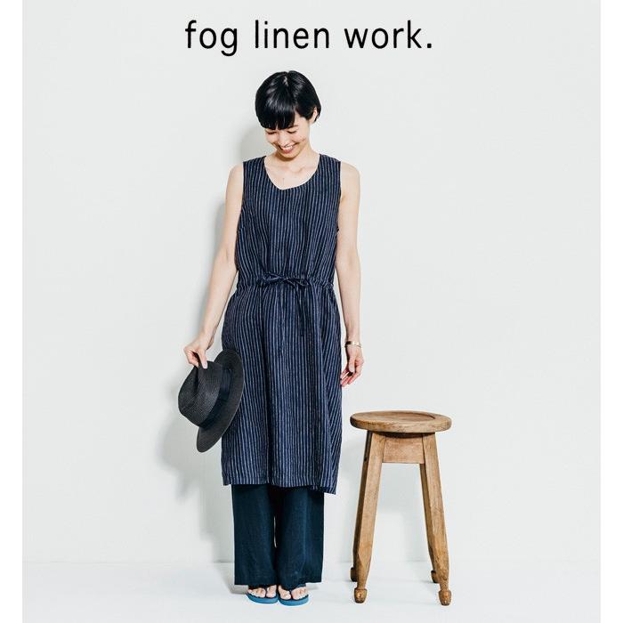 Fog Linen Work フォグリネンワーク Carola Dress Erica カロラ ノースリーブワンピース エリカ Lwa105 Pubes Lwa105 Pubes Womanremix 通販 Yahoo ショッピング