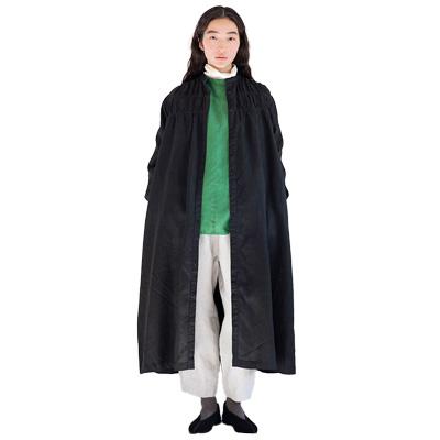 fog linen work（フォグリネンワーク） JADE DRESS BLACK ジャード
