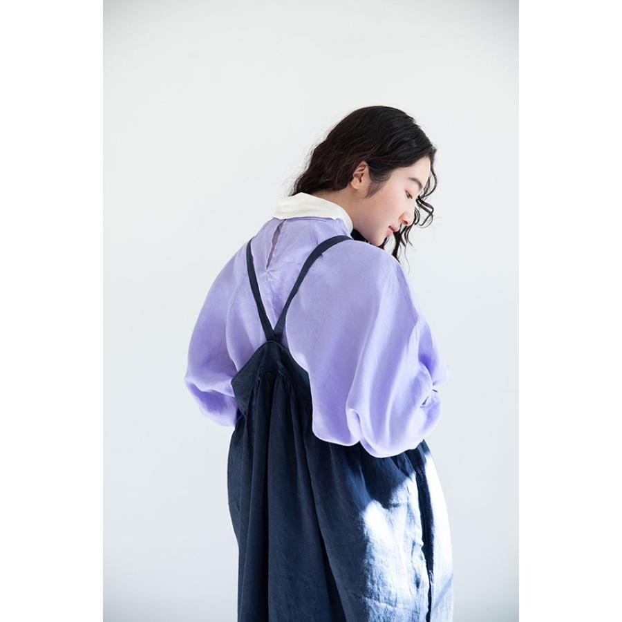 fog linen work フォグリネンワーク ROMY SALOPETTE ARDOISE fog linen work フォグリネンワーク ROMY SALOPETTE ARDOISE