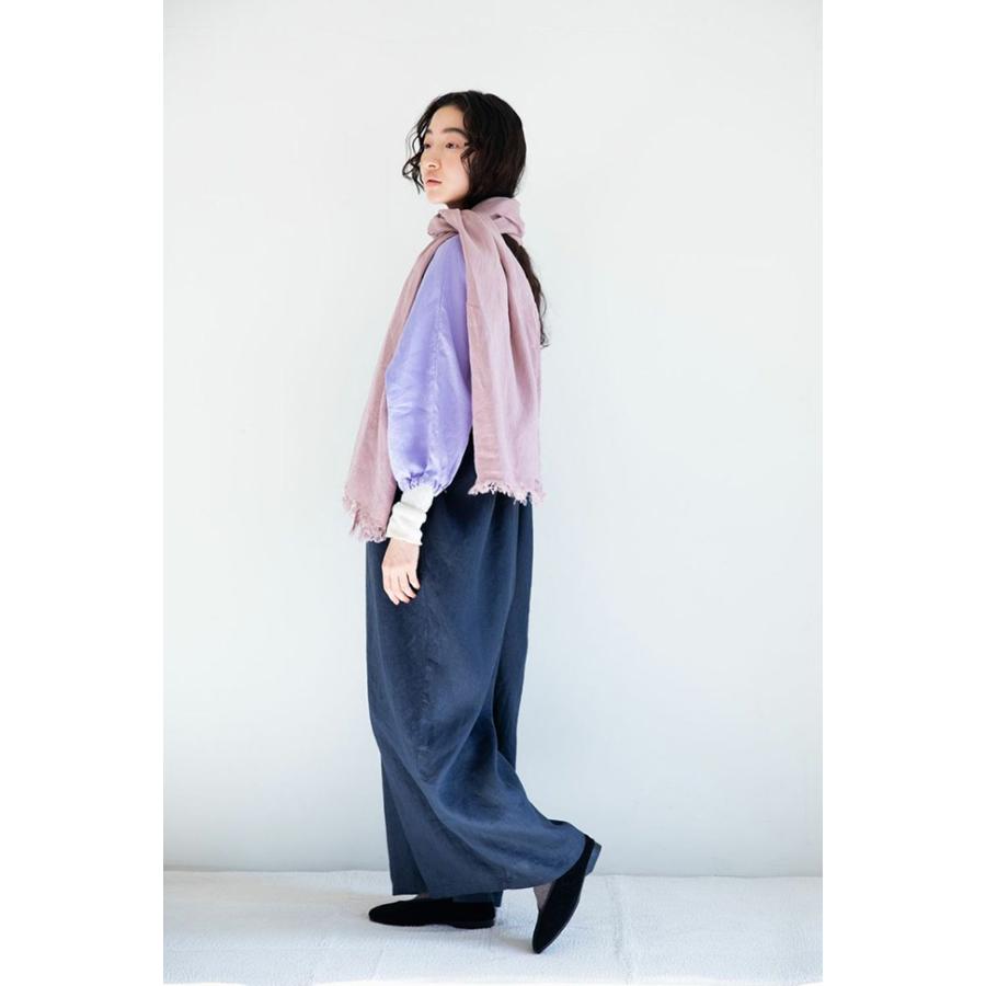 fog linen work フォグリネンワーク ROMY SALOPETTE ARDOISE fog linen work フォグリネンワーク ROMY SALOPETTE ARDOISE