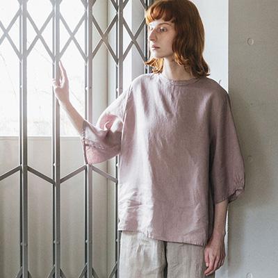 fog linen work（フォグリネンワーク） セリヤ トップ ローズ LWA787 