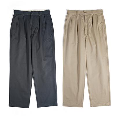 CIOTA（シオタ） 2 Tuck Chino Cloth Pants 2タックチノクロスパンツ