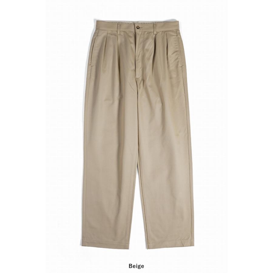CIOTA 2 Tuck Chino Cloth Pants サイズ4 ベージュ CIOTA（シオタ） 2 Tuck Chino Cloth Pants 2タックチノクロスパンツ
