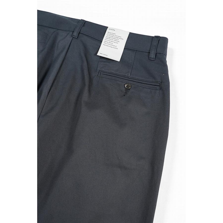 CIOTA（シオタ） 2 Tuck Chino Cloth Pants 2タックチノクロスパンツ