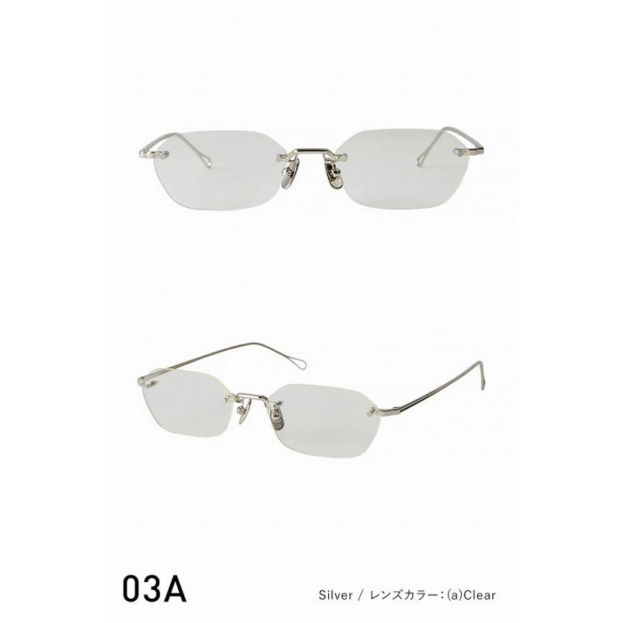 ADSR VATH03 サングラス　リムレス　メンズレディース兼用 楽天市場】A.D.S.R. adsr メガネ 眼鏡 VATH ヴァス 03 シルバー ADSR