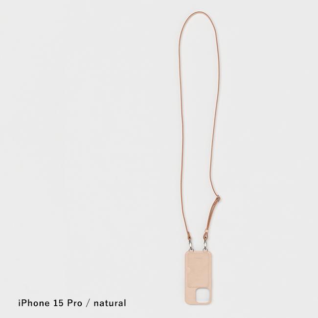 Hender Scheme（エンダースキーマ） iPhone case with strap