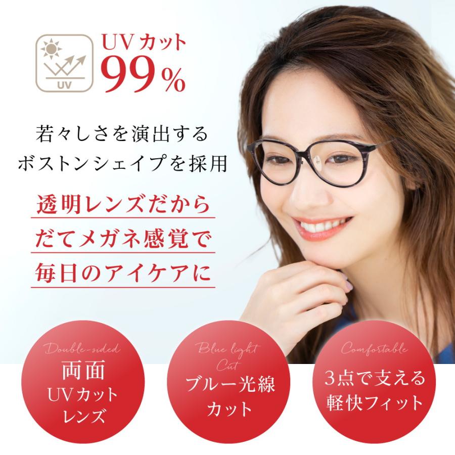 送料無料 アイブレラ クリアノーブル サングラス 紫外線 ブルーライト
