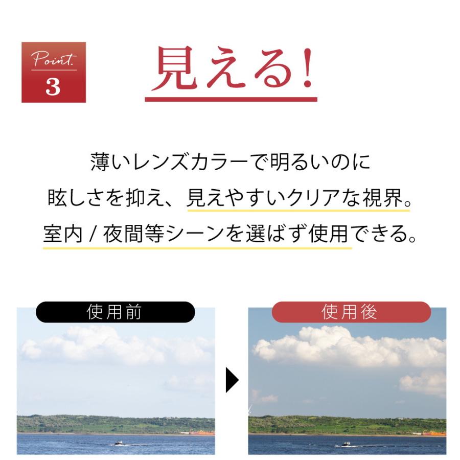 アイブレラ シェード サングラス 紫外線 ブルーライト 運転 ドライブ メガネ 夜間運転 メンズ レディース 男女兼用 おしゃれの画像