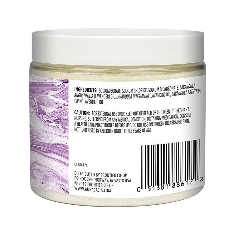 オーラカシア アロマセラピーミネラルバス ラベンダー 入浴剤 454g (16oz) Aura Cacia Lavender Aromatherapy Mineral Bath リラクシング｜womensfitness｜04