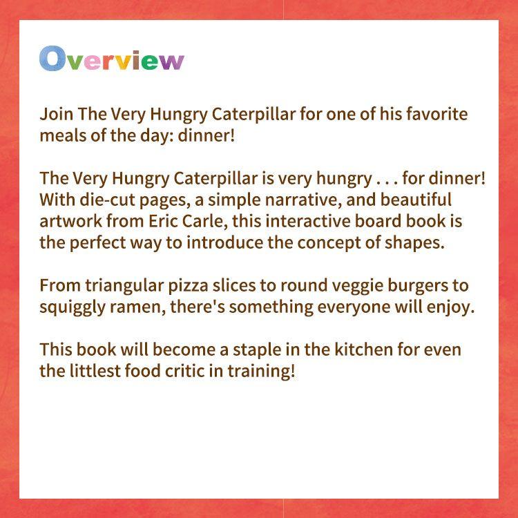 【洋書】はらぺこあおむしディナーを食べる [エリック・カール] The Very Hungry Caterpillar Eats Dinner: A Shapes Book [Eric Carle] 絵本｜womensfitness｜02