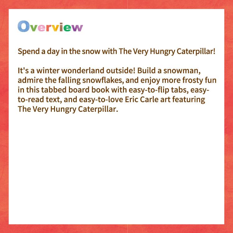 【洋書】ア・デイ・イン・ザ・スノー [エリック・カール] A Day in the Snow with The Very Hungry Caterpillar [Eric Carle] はらぺこあおむし｜womensfitness｜02