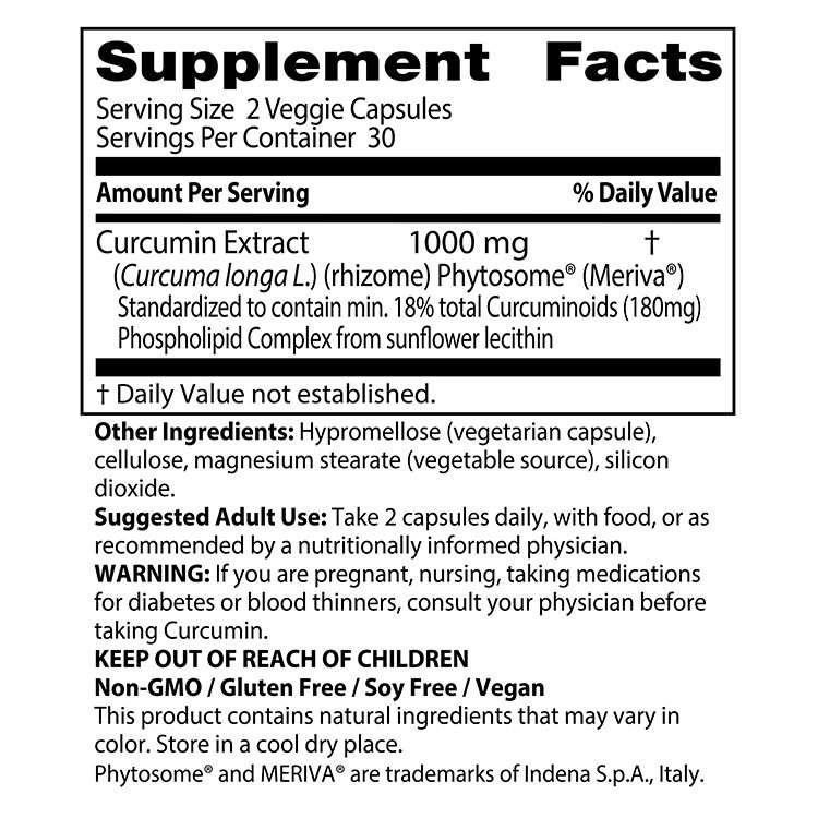 ドクターズベスト クルクミン フィトソーム 500mg メリバ配合 60粒 ベジカプセル Doctor's Best Curcumin Phytosome with Meriva サプリメント ウコン｜womensfitness｜03