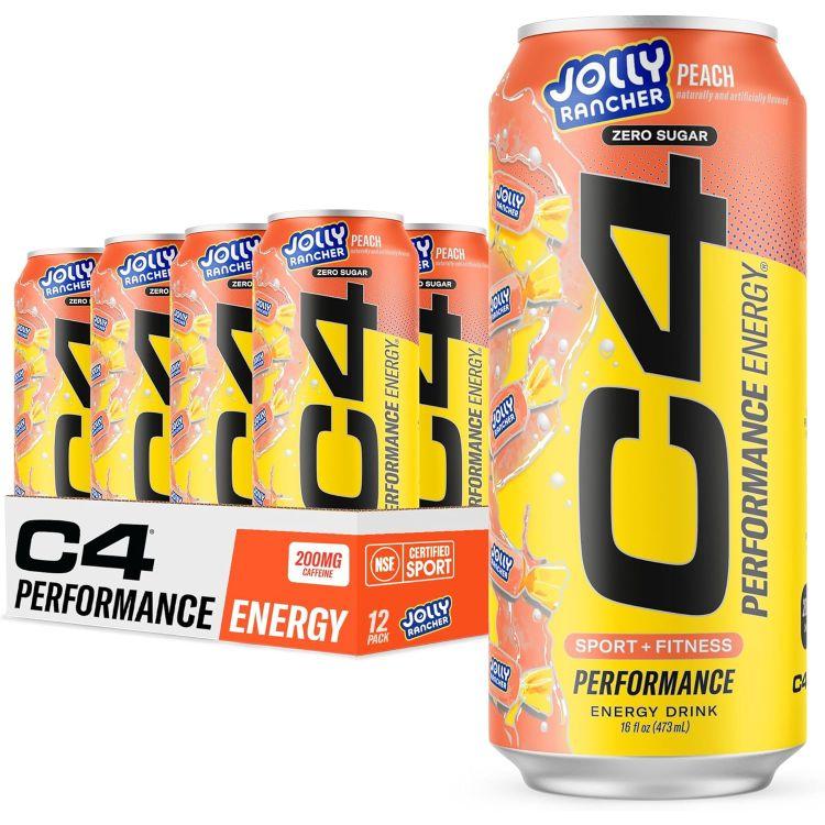 セルコア C4 パフォーマンス エナジードリンク 無糖炭酸プレワークアウト グリーンアップル 473ml 12パック RTD: Celluc ...