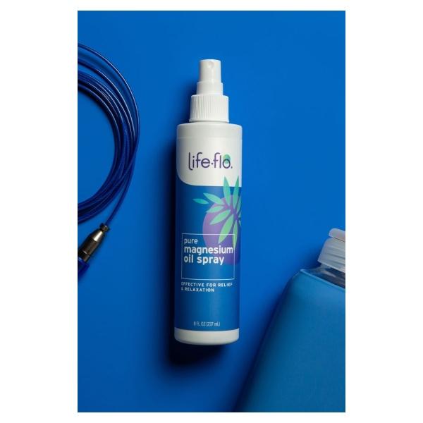 ライフフロー ピュアマグネシウムオイルスプレー ボディオイル 237ml (8floz) Life-flo Pure Magnesium Oil Spray｜womensfitness｜03