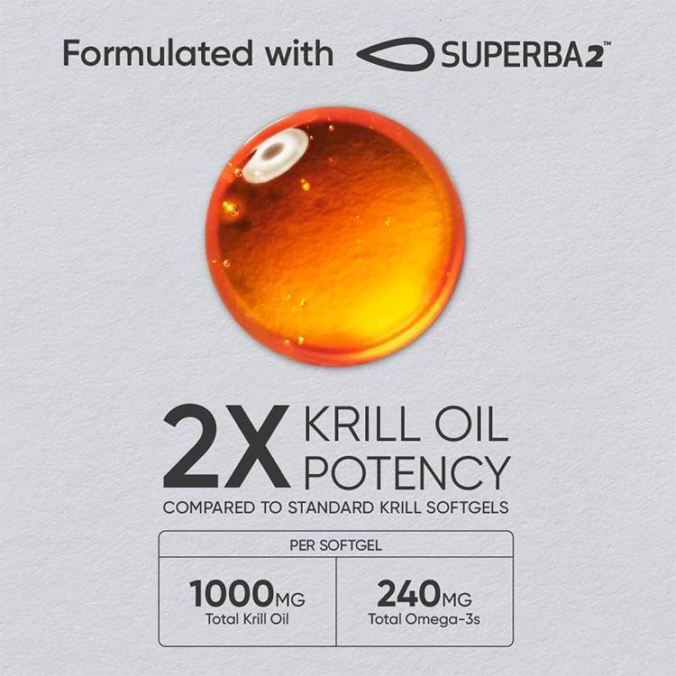 スポーツリサーチ オメガ3 クリルオイル アスタキサンチン配合 1000mg 60粒 ソフトジェル Sports Research Antarctic Krill Oil Softgels｜womensfitness｜07