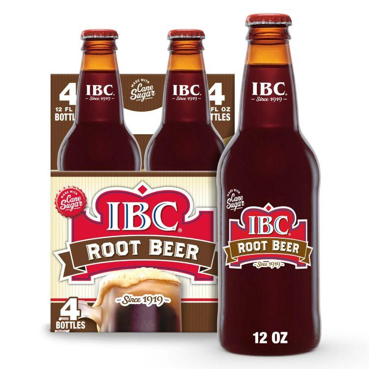 IBC ルートビア ガラスボトル 355ml 4本入り Root Beer Made with