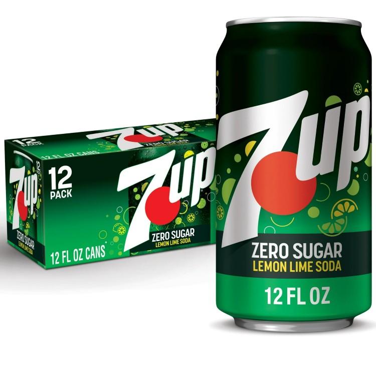 7UP カフェインフリー ゼロシュガー レモンライム ソーダポップ 12 液