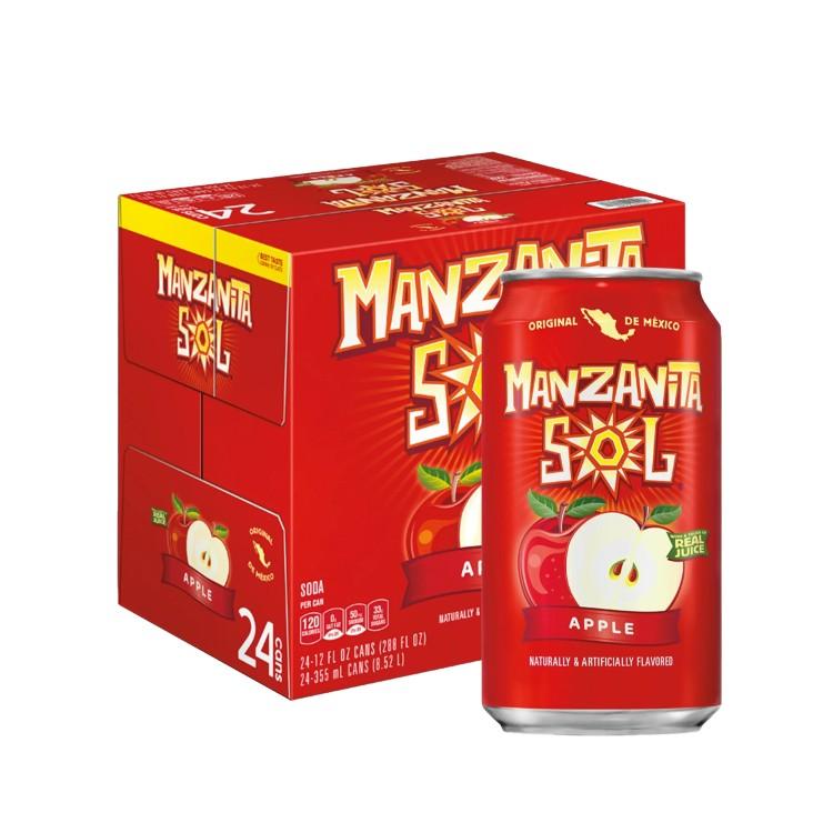マンザニータ ソル アップルソーダ 355ml 24本入り Manzanita Sol