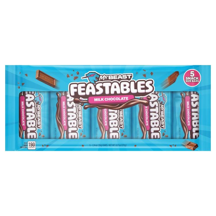 フィースタブルズ ミスタービースト ミルク チョコレート バー 35g 5個