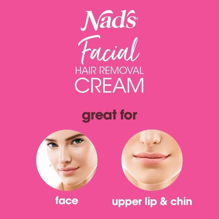 ナッズ 脱毛クリーム 顔・敏感肌用 28g (0.99oz) Nad's Facial Hair Removal Cream｜womensfitness｜05