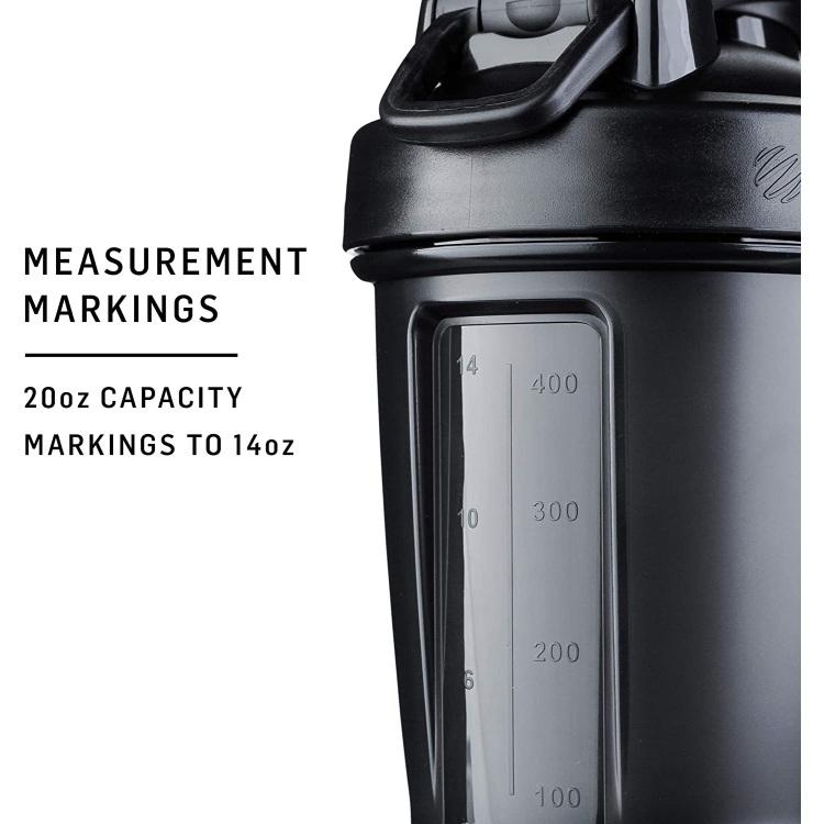 ブレンダーボトル クラシックシェイカーボトル ブラック 590ml (20oz) Blender Bottle Classic 20oz Black Full Color｜womensfitness｜02