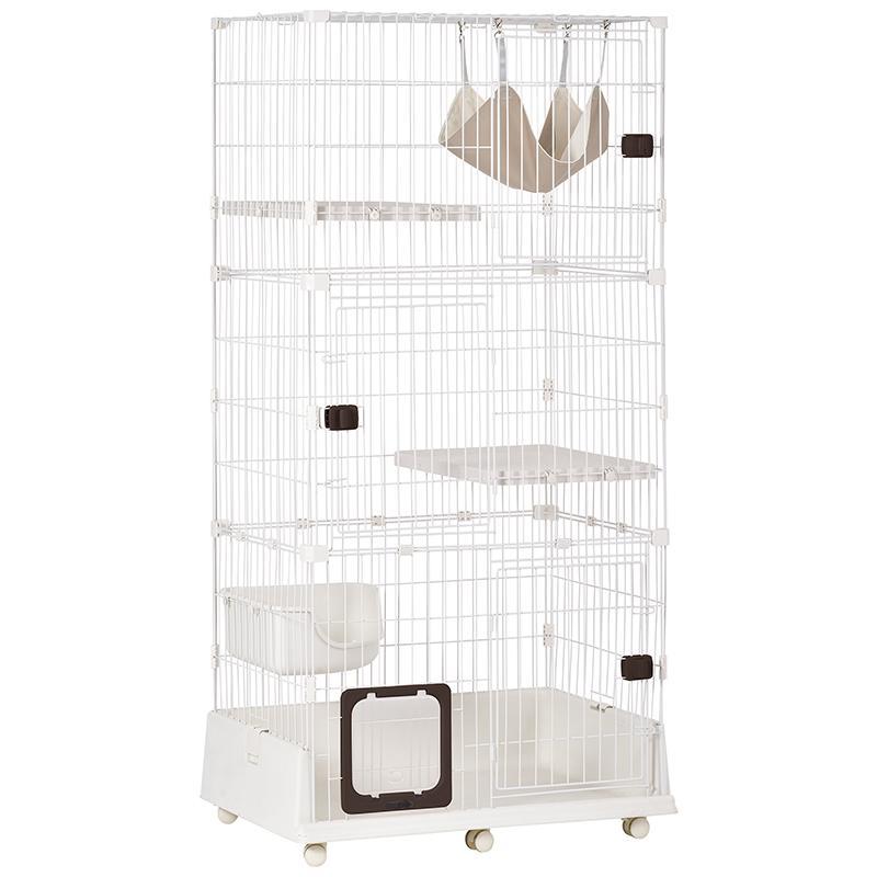 セール ケージ キャットケージ 3段 ペットケージ ハンモック付