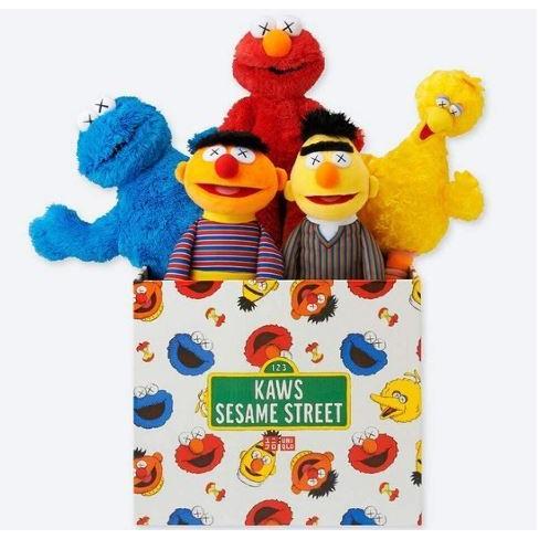 UNIQLO x KAWS x Sesame Street ユニクロカウズ セサミストリート ぬいぐるみ トイコンプリートボックス  「アウトレット倉庫在庫」「キャンセル不可」 : 2000120690264 : ワンダーブックストア - 通販 - Yahoo!ショッピング