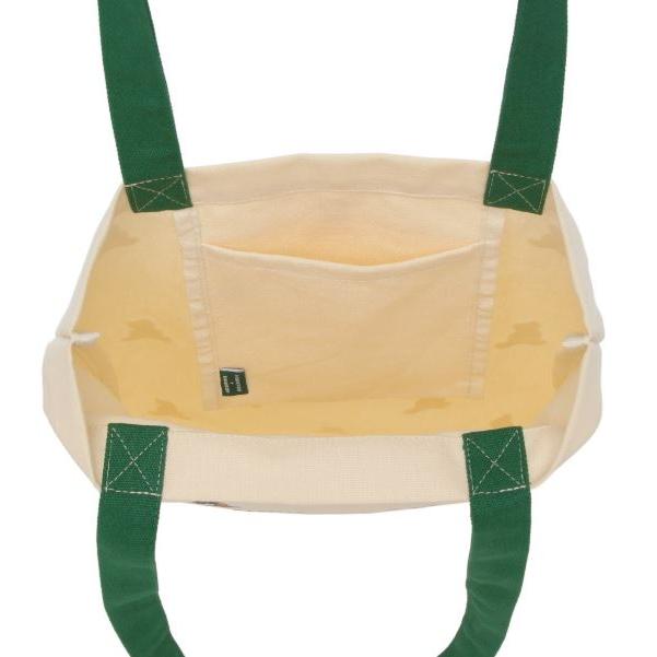 新品未使用　スターバックス　ジェラピケ　トートバッグ gelato pique ベアプリントマチ付トートバッグ ミントグリーン