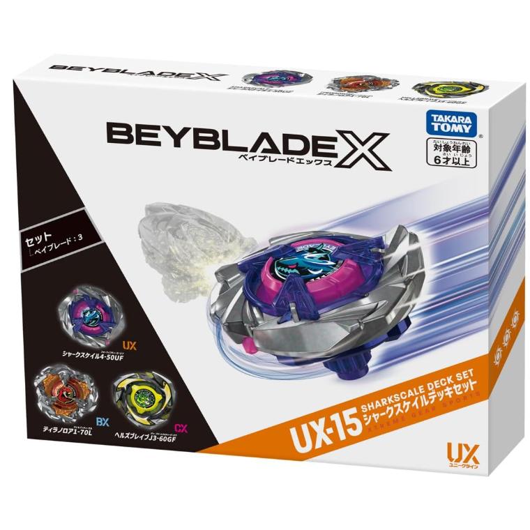 ベイブレードX シャークスケイルデッキセット　新品未開封　① タカラトミー（TAKARA TOMY） ベイブレードX UX-15 シャークスケイル