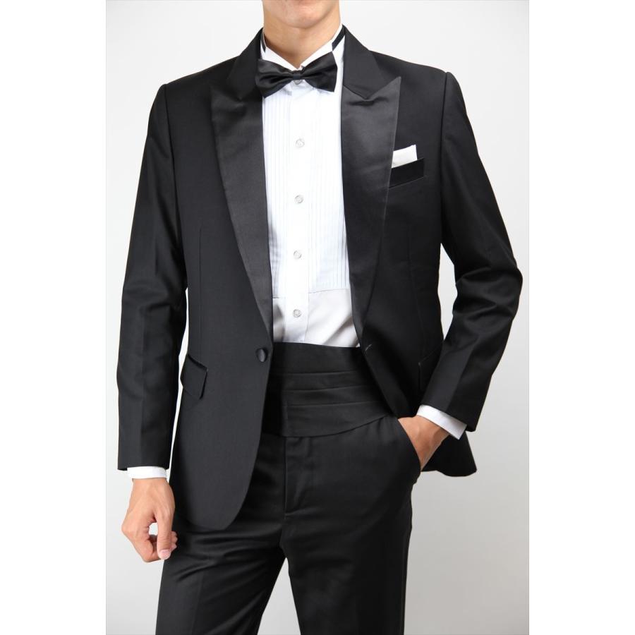 ★美品★ SOVEREIGN タキシード ピークドラペル グルカパンツ 黒 タキシード ピークドラベル 黒 ブラック 結婚式 パーティ 演奏会
