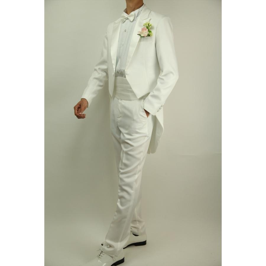 燕尾服 白 ホワイト 結婚式 パーティ 演奏会 発表会 ステージ