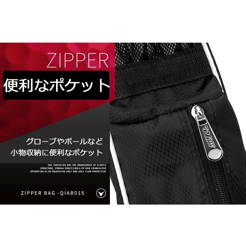 スタンド式クラブケース セルフスタンド ゴルフ収納バッグ ワンタッチ