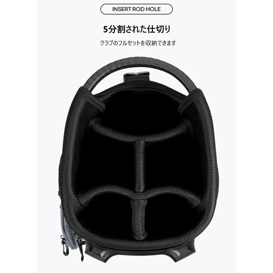 アルミゴスゴルフバッグ 4分割収納 アルミゴスゴルフバッグ 4分割収納 アルミゴスゴルフバッグ 4