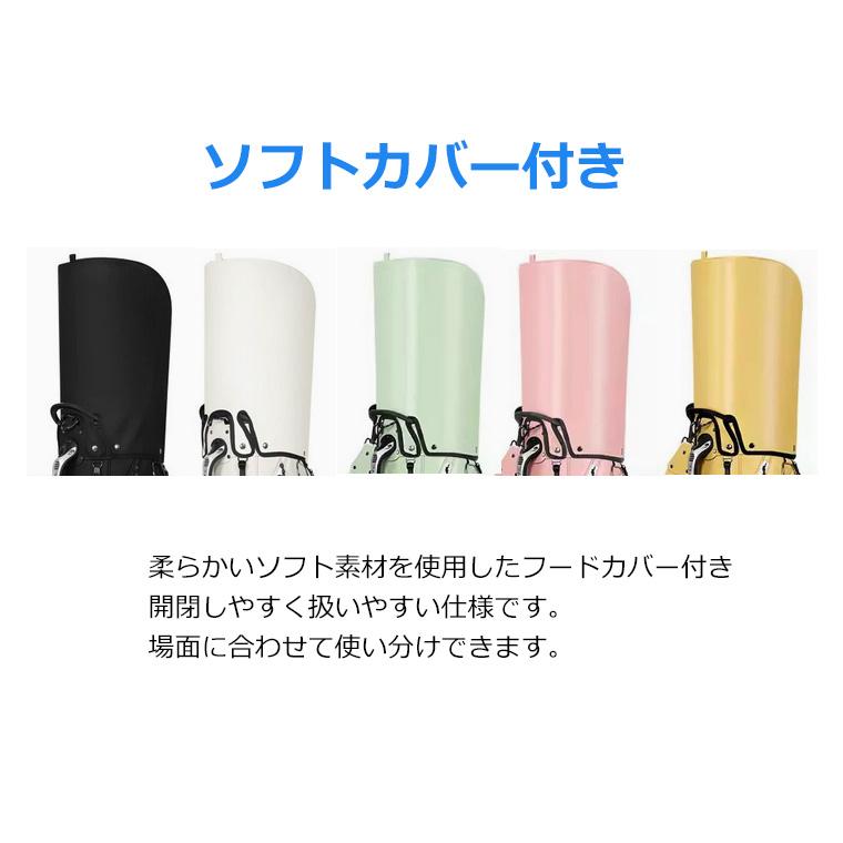 ゴルフキャディバッグ キャスター付き PGM ゴルフバッグ 8分割口枠