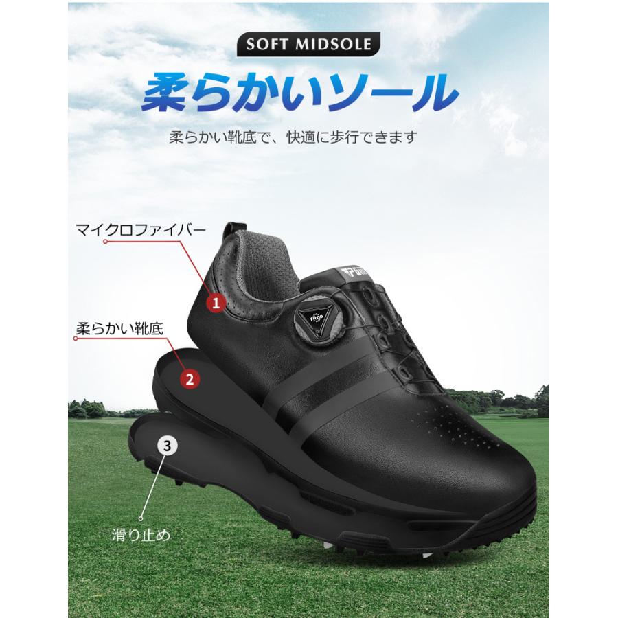 2,000円OFF】ゴルフシューズ PGM ダイヤル式 BOA スパイクレス 2,000円OFF】ゴルフシューズ PGM ダイヤル式 BOA スパイクレス