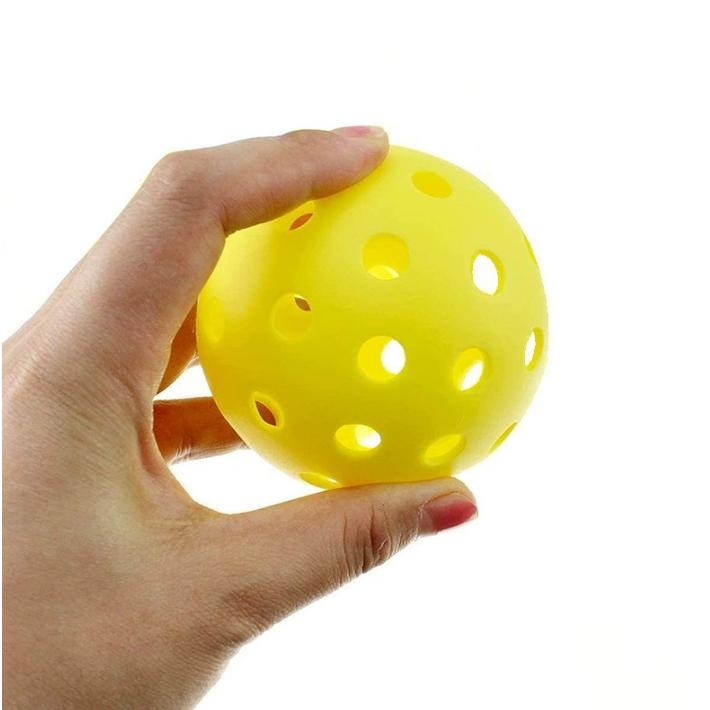 ピックルボール ボールセット 40穴 アウトドア用 12個入り イエロー 高