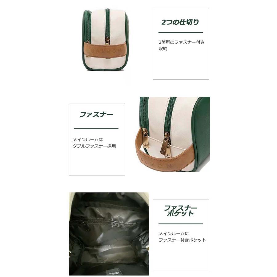 ゴルフポーチ ラウンドポーチ カートバッグ 小物入れ 全3色 小物収納