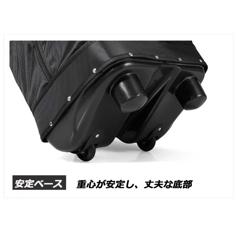 ゴルフバッグケース トラベルカバー ゴルフバッグキャリー 静音
