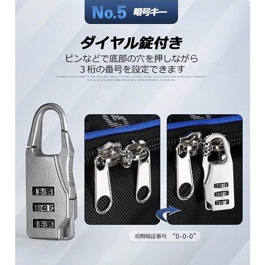 ゴルフバッグケース トラベルカバー ゴルフバッグキャリー 静音